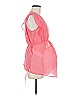 Motherhood 100% Polyester Pink Short Sleeve Blouse Size M - photo 3