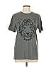 Bella + Canvas Animal Print Gray Short Sleeve T-Shirt Size L - photo 1
