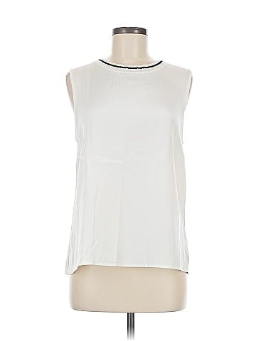 St. John Sleeveless Silk Top (view 1)