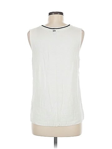 St. John Sleeveless Silk Top (view 2)