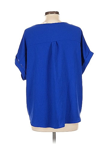Perseption Concept Short Sleeve Blouse (view 2)