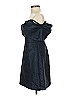 ML Monique Lhuillier 100% Polyester Metallic Blue Cocktail Dress Size 4 - photo 4