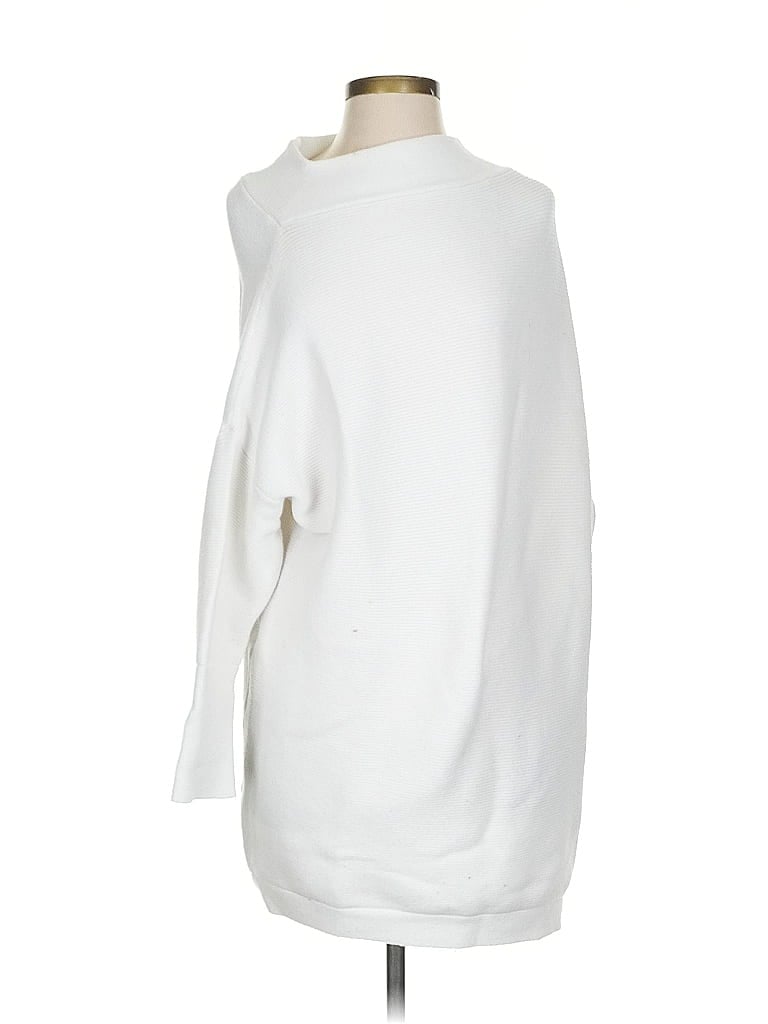 Pre-owned Unbranded Turtleneck Sweater In White
