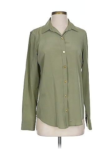 C. Wonder Long Sleeve Silk Top (view 1)