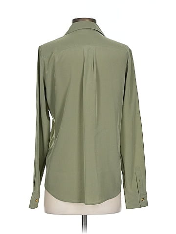 C. Wonder Long Sleeve Silk Top (view 2)