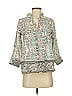 Ulla Johnson 100% Cotton Teal 3/4 Sleeve Blouse Size 2 - photo 1