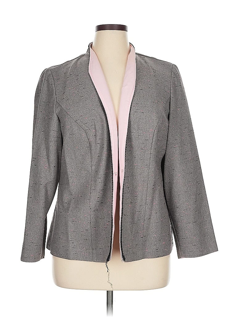 R&M Richards Gray Blazer Size 16 - photo 1