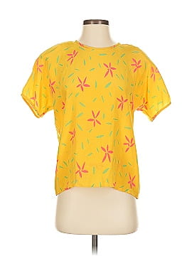 Escada Short Sleeve Silk Top