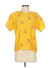 Escada Short Sleeve Silk Top
