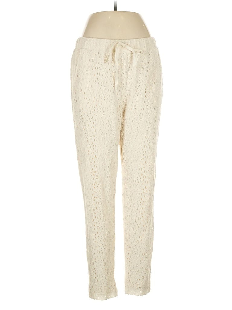 Lou & Grey for LOFT Ivory Casual Pants Size M - photo 1