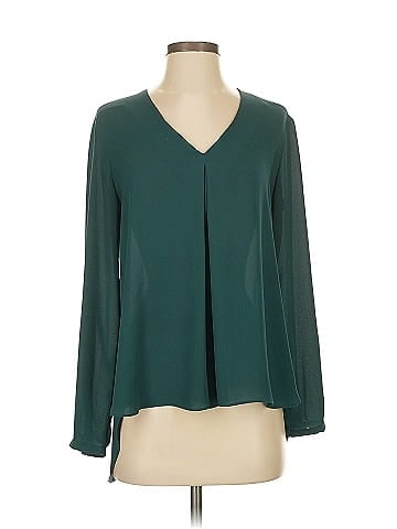 White House Black Market Long Sleeve Blouse (view 1)
