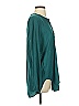 Calypso St. Barth 100% Polyester Teal Long Sleeve Blouse Size S - photo 3