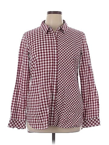 Crown & Ivy Long Sleeve Button-Down Shirt (view 1)
