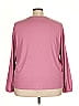 Torrid Pink Long Sleeve Blouse Size (3) - photo 2