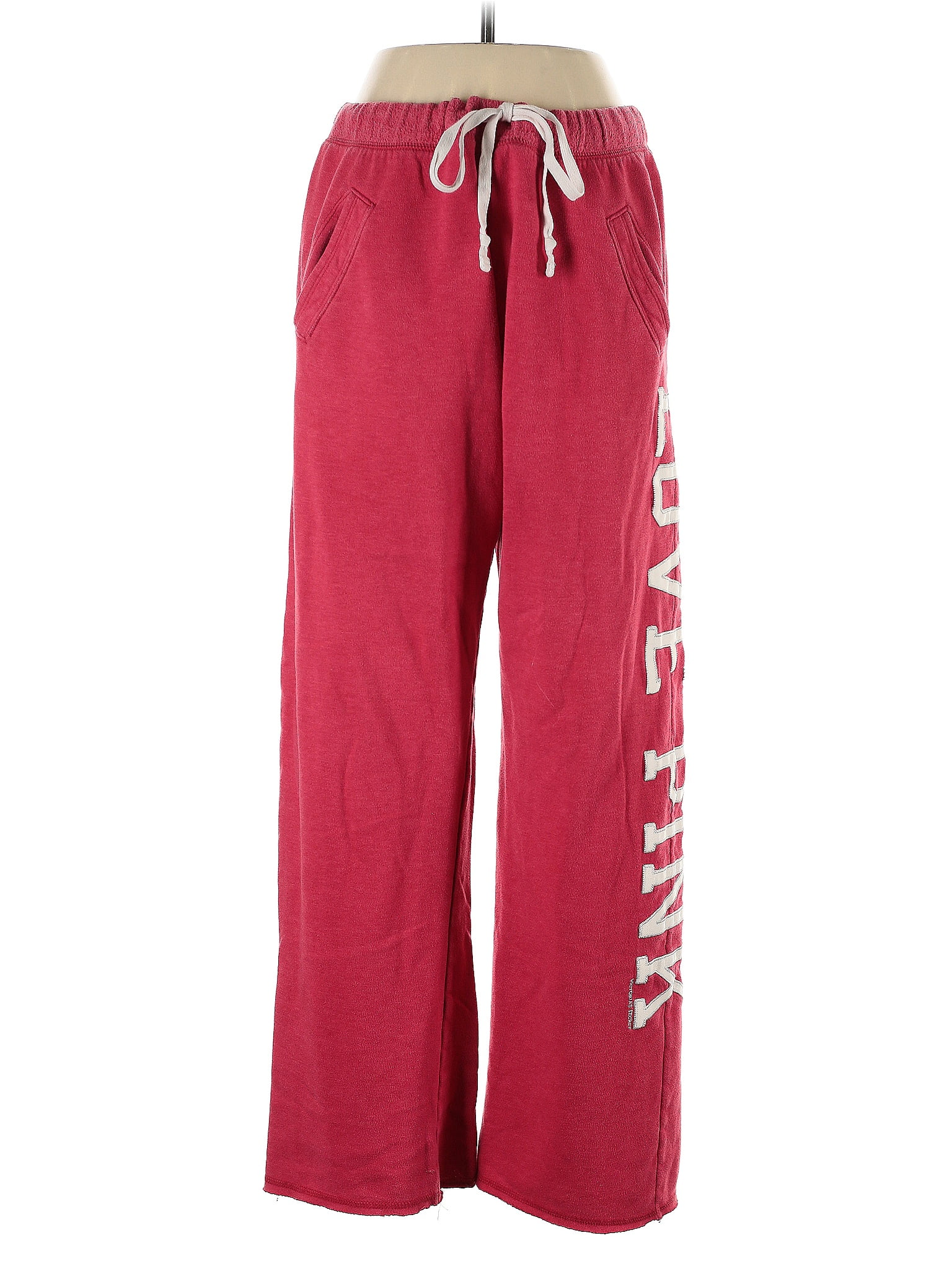 Victoria&apos;s Secret Pink Red Sweatpants Size S