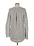 Olivaceous Metallic Silver Pullover Sweater Size M - photo 2
