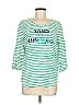Zenergy by Chico's Green 3/4 Sleeve Top Size L - photo 1