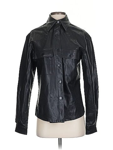 NONchalant Faux Leather Top (view 1)
