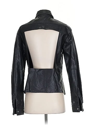 NONchalant Faux Leather Top (view 2)