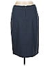 Armani Collezioni Solid Gray Blue Casual Skirt Size EU (IT) 46 / US 10 - photo 2