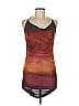 Motel 100% Polyester Tie-dye Brown Cocktail Dress Size 6 - photo 1