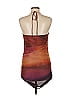 Motel 100% Polyester Tie-dye Brown Cocktail Dress Size 6 - photo 2