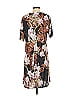 Unbranded Print Brown Black Casual Dress Size 5 - photo 2