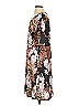 Unbranded Print Brown Black Casual Dress Size 5 - photo 5