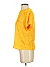 Bethany 100% Polyester Yellow Short Sleeve Top Size S - photo 4