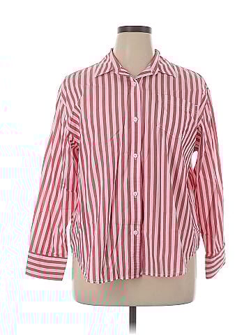Liz Claiborne 3/4 Sleeve Button-Down Shirt (view 1)