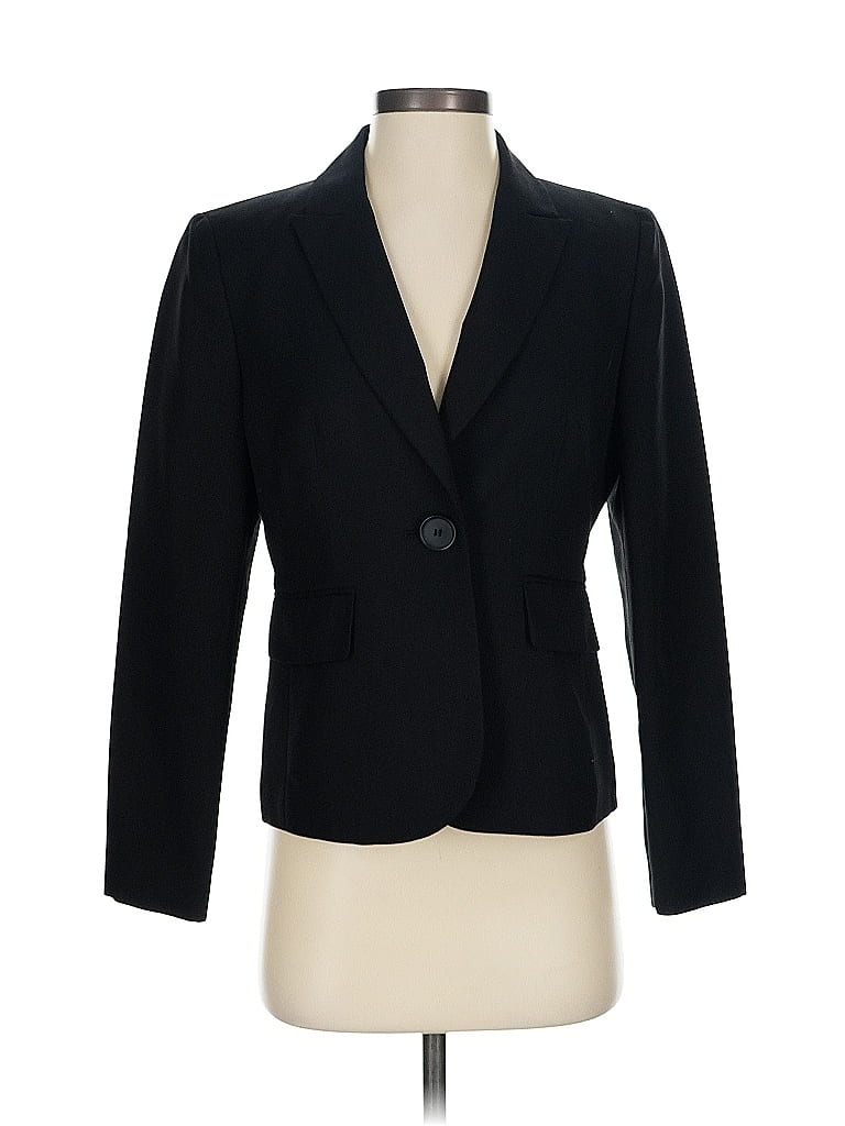 Pre-owned Evan Picone Blazer Jacket In Black