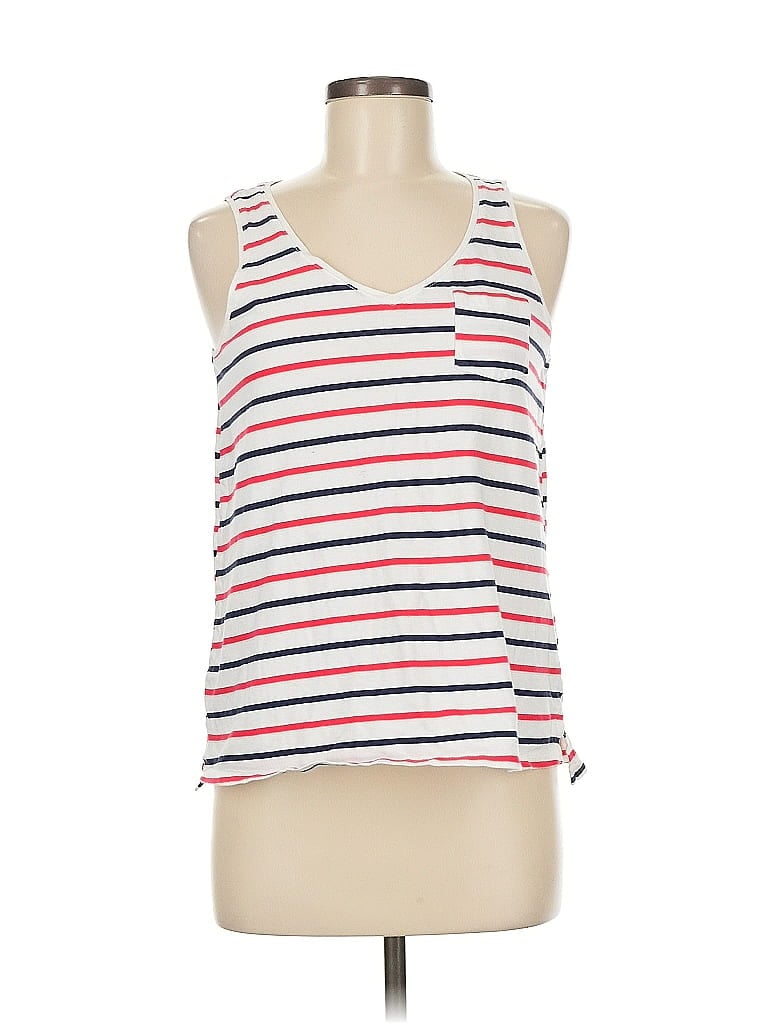 Pre-owned Old Navy Tank Top White Halter Neckline Tops