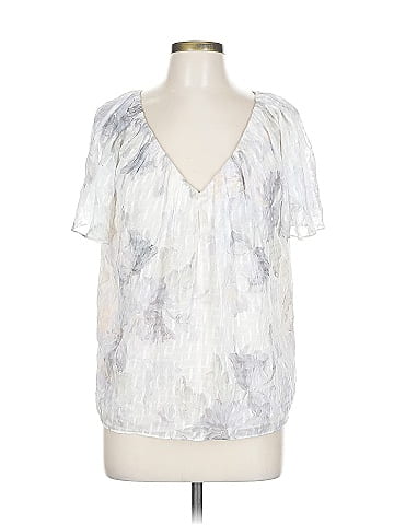 Rebecca Taylor Short Sleeve Silk Top (view 1)