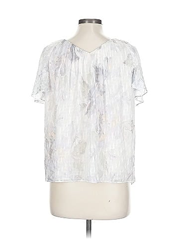 Rebecca Taylor Short Sleeve Silk Top (view 2)