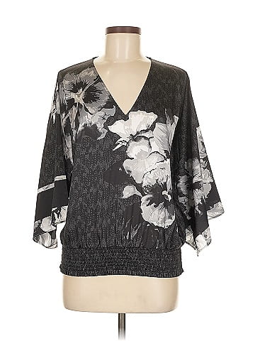 White House Black Market 3/4 Sleeve Blouse (view 1)