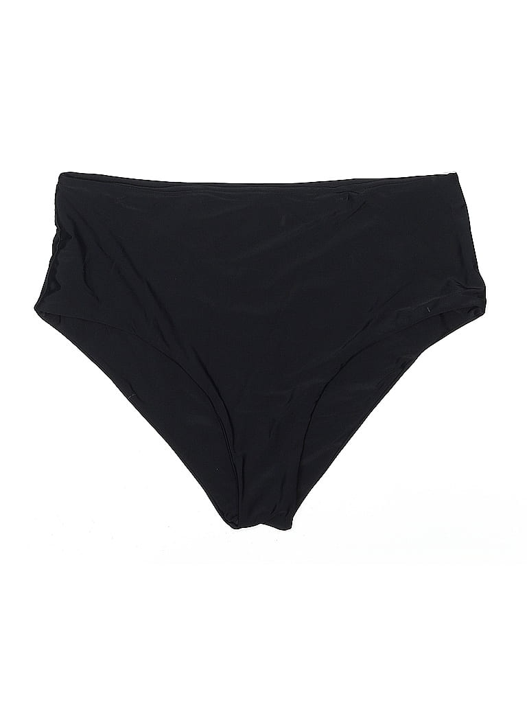 Pre-owned Zaful Swimsuit Bottoms In Black