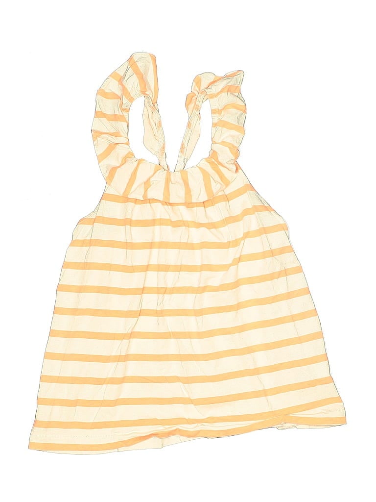Crewcuts Stripes Yellow Dress Size 6 - photo 1