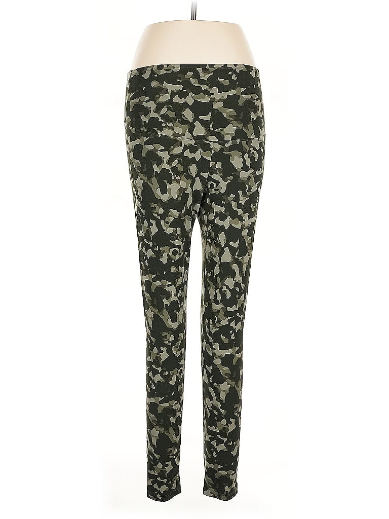 Pre-owned Yummie Active Pants In Green