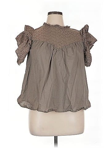 A New Day Short Sleeve Blouse (view 1)