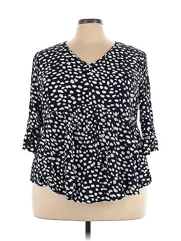 Agnes Orinda 3/4 Sleeve Blouse (view 1)