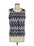 Kasper Blue Sleeveless Blouse Size M - photo 1