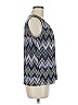 Kasper Blue Sleeveless Blouse Size M - photo 3