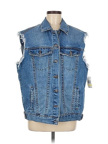 Kensie Denim Vest (view 1)
