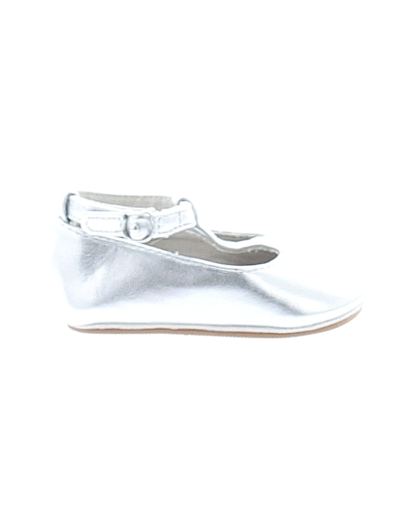 Pre-owned Baby Gap Babies' Dress Shoes In Silver