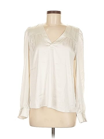 White House Black Market Long Sleeve Blouse (view 1)