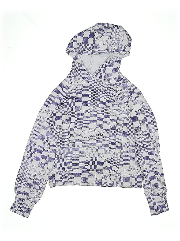 Pre-owned Athleta Kids' Pullover Hoodie In Purple