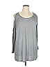 Terra & Sky Gray 3/4 Sleeve T-Shirt Size 0X - photo 1