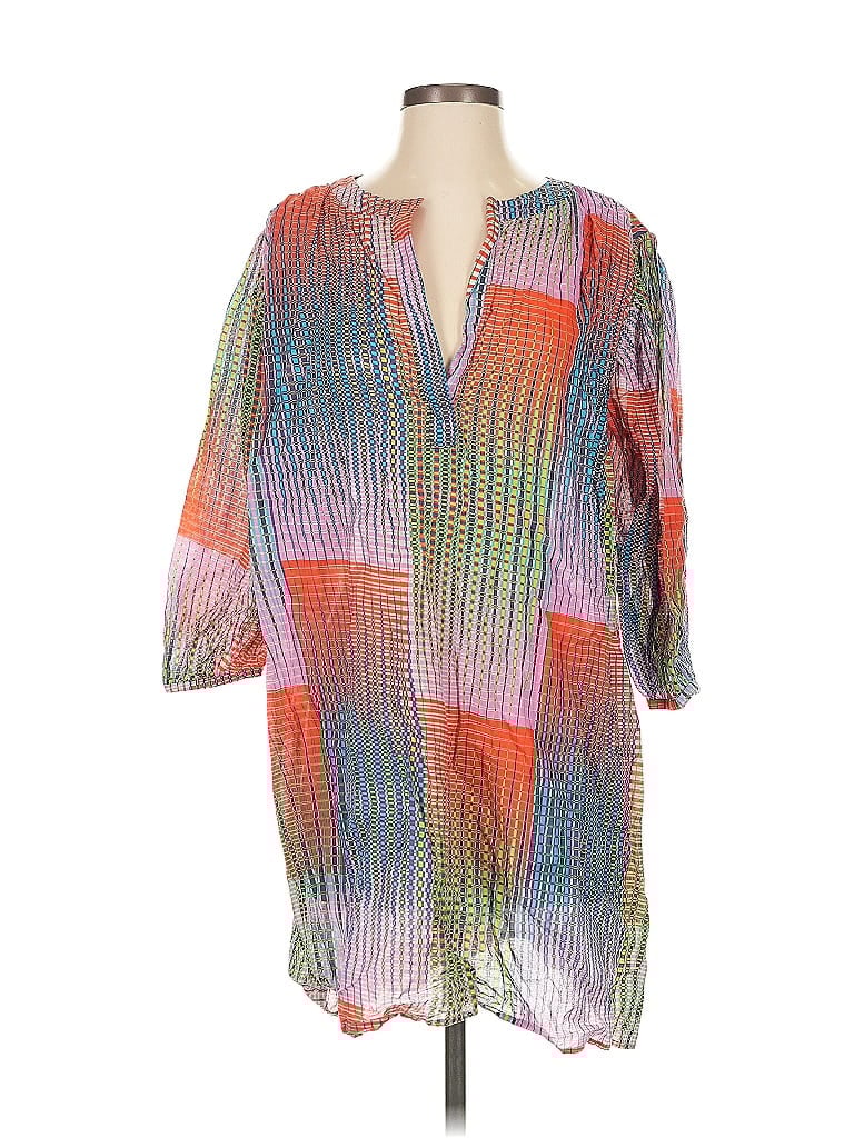 Pre-owned Saloni Casual Dress In Orange