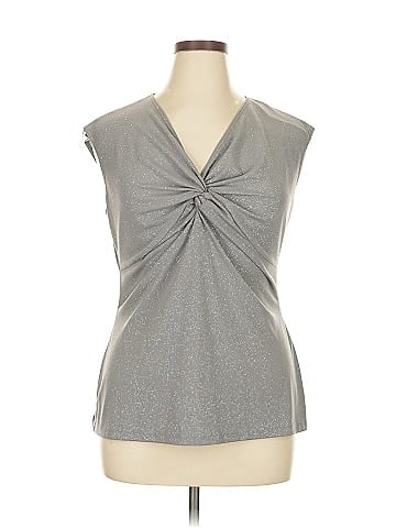 Roz & Ali Sleeveless Blouse (view 1)