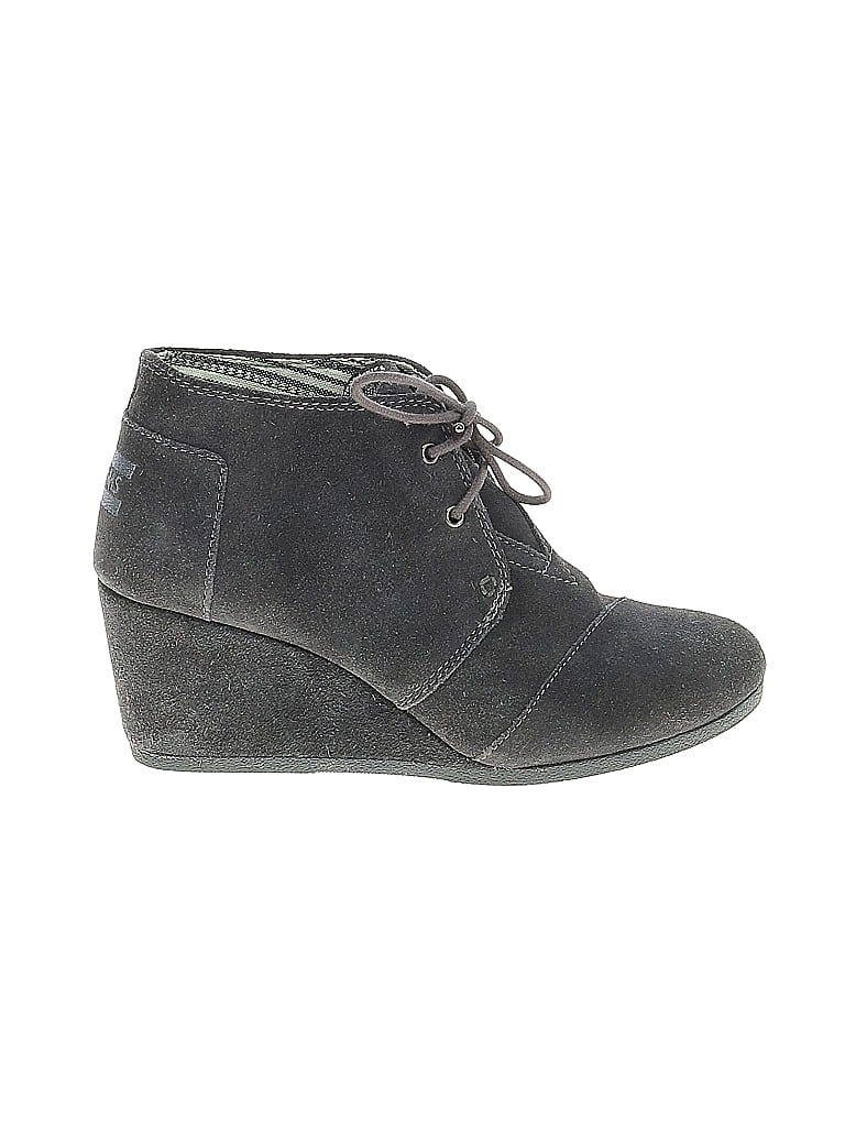 TOMS Gray Ankle Boots Size 8 1/2 - photo 1
